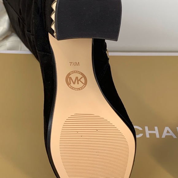 NWB Michael Kors tall knee black Nadine boots! - Picture 7 of 8